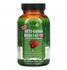 Irwin Naturals, Keto-Karma Burn Fat Red , 72 Liquid Soft-Gels