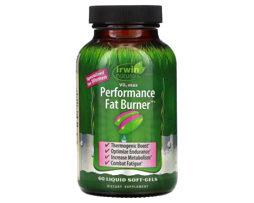 Irwin Naturals, V02 Max, Performance Fat Burner, 60 Liquid Soft-Gels Irwin Naturals, V02 Max, Performance Fat Burner, 60 Liquid Soft-Gels