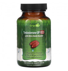 Мужское здоровье Testosterone UP Red with Nitric Oxide Booster, 32 Liquid Soft-Gels