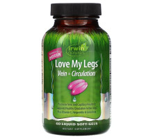 Irwin Naturals, Love My Legs, Vein + Circulation, 60 Liquid Soft-Gels