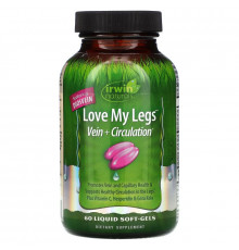 Irwin Naturals, Love My Legs, Vein + Circulation, 60 Liquid Soft-Gels