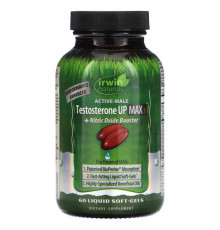 Оксид азота Active-Male, Testosterone Up Max 3 + Nitric Oxide Booster, 60 Liquid Soft-Gels