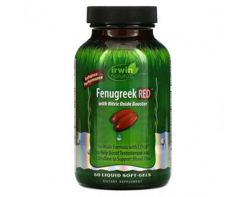 Зелень и зеленые овощи Primal-Male, Fenugreek RED Testosterone Booster, 60 Liquid Softgels Зелень и зеленые овощи Primal-Male, Fenugreek RED Testosterone Booster, 60 Liquid Softgels