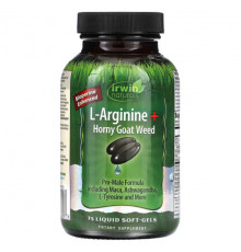 Мужское здоровье L-Arginine + Horny Goat Weed, 75 Liquid Soft-Gels