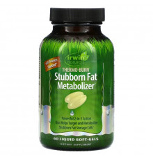 Irwin Naturals, Thermo-Burn Stubborn Fat Metabolizer, 60 Liquid Soft-Gels