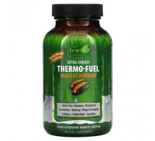 Для похудения и контроля веса Irwin Naturals, Extra-Energy Thermo-Fuel Max Fat Burner, 100 мягких таблеток