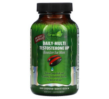 Irwin Naturals, Daily-Multi Testosterone Up Booster для мужчин, 60 желатиновых капсул