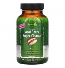 Irwin Naturals, Acai Berry Super-Cleanse, 60 Liquid Soft-Gels