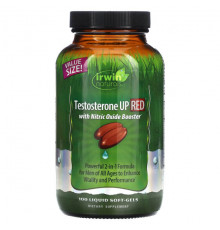 Мужское здоровье Testosterone UP Red with Nitric Oxide Booster, 100 Liquid Soft-Gels