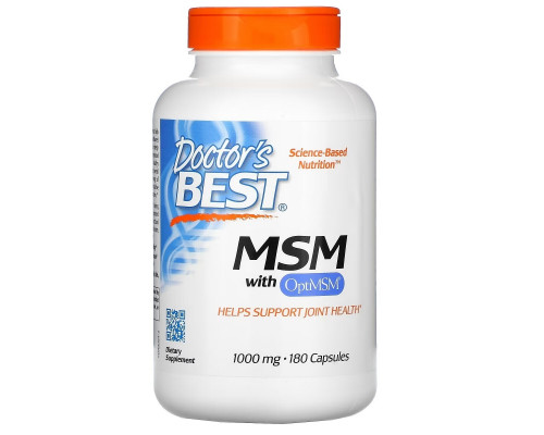 Doctor's Best Best МСМ 1000 мг 180 капсул Doctor's Best Best МСМ 1000 мг 180 капсул