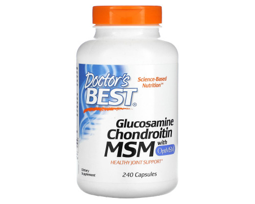Doctor's Best Glucosamine Chondroitin MSM 240 Capsules Doctor's Best Glucosamine Chondroitin MSM 240 Capsules