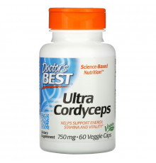 Doctor's Best, Ultra Cordyceps, 750 mg, 60 Veggie Caps