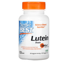 Doctor's Best, Lutein with OptiLut, 10 мг, 120 вегетарианских капсул