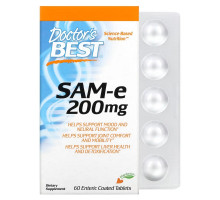Doctor's Best SAMe 200 60 таблеток в кишечнорастворимой оболочке