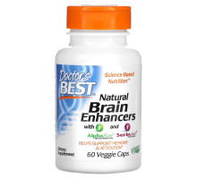 Doctor's Best, Natural Brain Enhancers, 60 Veggie Caps