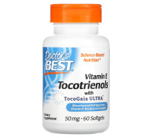 Doctor's Best, Tocotrienols with EVNol SupraBio, 50 mg, 60 Softgels