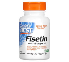 Doctor's Best Best Fisetin с добавлением Cognisetin 100 мг 30 растительных капсул