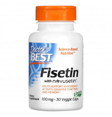 Doctor's Best Best Fisetin с добавлением Cognisetin 100 мг 30 растительных капсул