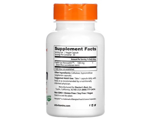 Doctor's Best Best Fisetin с добавлением Cognisetin 100 мг 30 растительных капсул