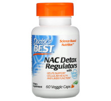 Doctor's Best, NAC регуляторы детоксикации, 60 растительных капсул