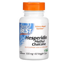 Doctor's Best Гесперидин метил халькон (Best Hesperidin Methyl Chalcone) 500 мг 60 растительных капсул