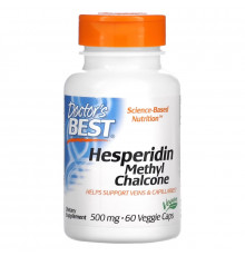 Doctor's Best Гесперидин метил халькон (Best Hesperidin Methyl Chalcone) 500 мг 60 растительных капсул