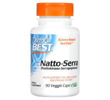 Doctor's Best Best Natto-Serra 90 вегетарианских капсул