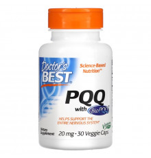 Doctor's Best, Лучший PQQ (пирролохинолинохинон), 20 мг, 30 капсул на растительной основе