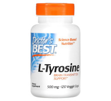 Doctor's Best Best L-Tyrosine 500 mg 120 Veggie Caps
