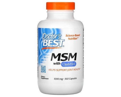 Doctor's Best Best MSM 1000 мг 360 капсул Doctor's Best Best MSM 1000 мг 360 капсул