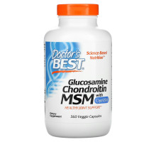 Doctor's Best Глюкозамин Хондроитин МСМ 360 капсул