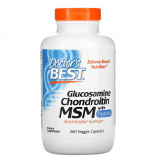 Doctor's Best Глюкозамин Хондроитин МСМ 360 капсул