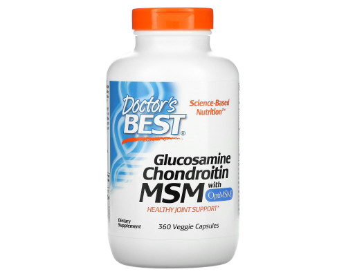 Doctor's Best Глюкозамин Хондроитин МСМ 360 капсул Doctor's Best Глюкозамин Хондроитин МСМ 360 капсул