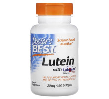 Doctor's Best, Лютеин с Lutemax 2020, 20 мг, 180 капсул