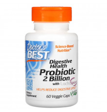Doctor's Best, Digestive Health, Probiotic with LactoSpore, 2 Billion, 60 Veggie Caps