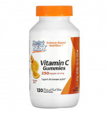 Doctor's Best, Vitamin C Gummies, Orange Bliss, 125 mg, 120 Gummies