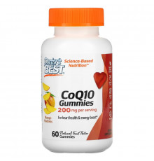 Doctor's Best, CoQ10 Gummies, Mango Madness, 100 mg, 60 Gummies