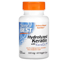 Doctor's Best, Hydrolyzed Keratin, 500 mg, 60 Veggie Caps