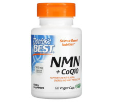 Doctor's Best, NMN 150 mg + CoQ10 50 mg, 60 Veggie Caps