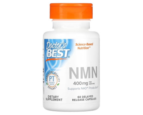 Doctor's Best, NMN, 200 mg, 60 Delayed Release Capsules Doctor's Best, NMN, 200 mg, 60 Delayed Release Capsules