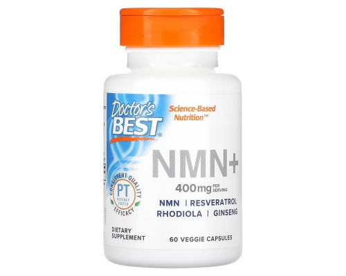 Doctor's Best, NMN+, 200 mg, 60 Veggie Capsules Doctor's Best, NMN+, 200 mg, 60 Veggie Capsules