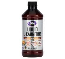 NOW Foods, Sports, Liquid L-Carnitine, Citrus, 1,000 mg, 16 fl oz (473 ml)