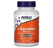 Аминокислоты L-Carnitine, 1,000 mg, 50 Tablets