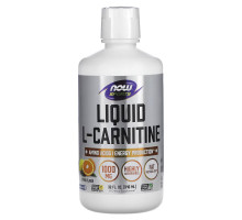 NOW Foods, Sports, Liquid L-Carnitine, Citrus, 1,000 mg, 32 fl oz (946 ml)
