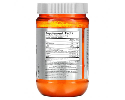 Аминокислоты NOW Foods, Sports, BCAA Big 6, натуральный виноград, 600 г (21,16 унции) Аминокислоты NOW Foods, Sports, BCAA Big 6, натуральный виноград, 600 г (21,16 унции)
