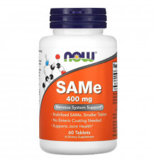 Now Foods SAMe 400 мг 60 таблеток