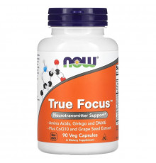 Now Foods, True Focus, 90 вегетарианских капсул