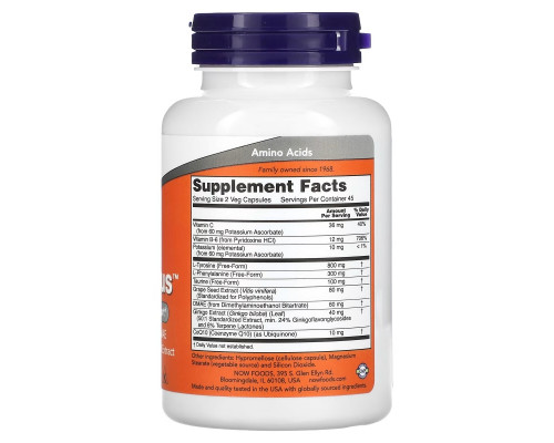 Now Foods, True Focus, 90 вегетарианских капсул Now Foods, True Focus, 90 вегетарианских капсул