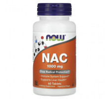Антиоксиданты NAC, 1,000 mg, 60 Tablets