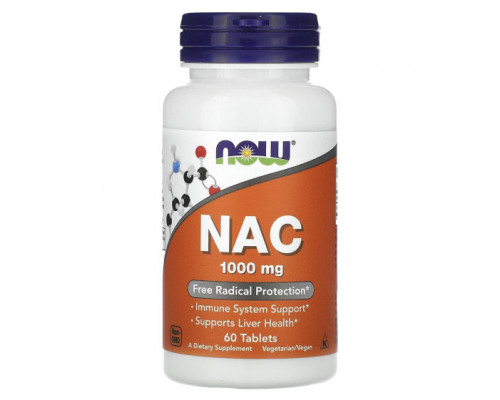 Антиоксиданты NAC, 1,000 mg, 60 Tablets Антиоксиданты NAC, 1,000 mg, 60 Tablets